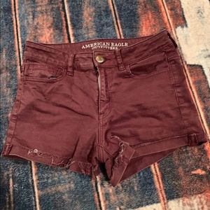 Maroon shorts